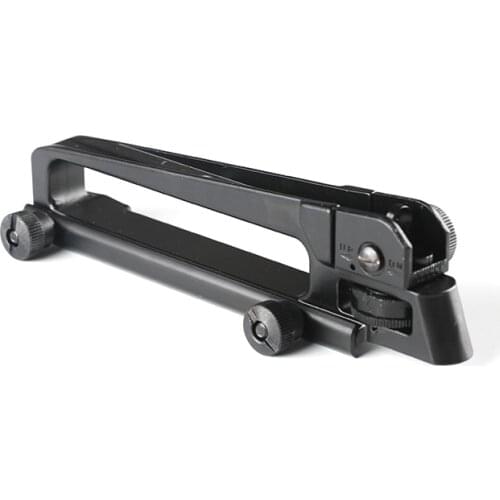 Low Profile QD Quick Release Detachable Adjustable Carry Handle Combo Mount Rear Sight Aperture A2 20 mm Picatinny for M4 AR15