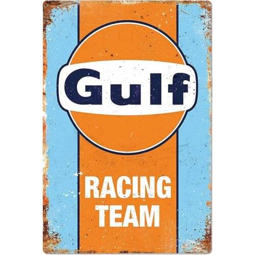 Original Retro Design Motor Oil Tin Metal Signs Wall Art|Thick Tinplate Print Poster Wall Decoration for Garage