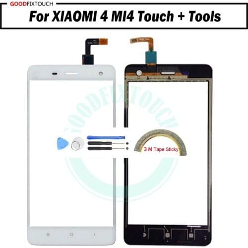 Original For xiaomi mi4 Touch Screen Digitizer Panel Replacement parts with free Tools + 3M tape