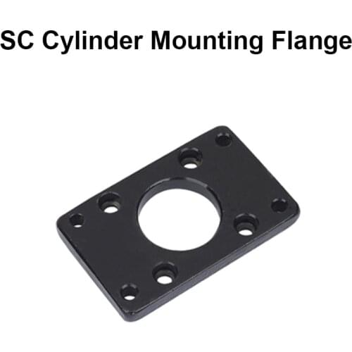 Pneumatic Mounting Bracket Installation Flange Plate With Screws For Airtac SU SC Air Cylinder Accessories F-SC32/40/50/63/80FA