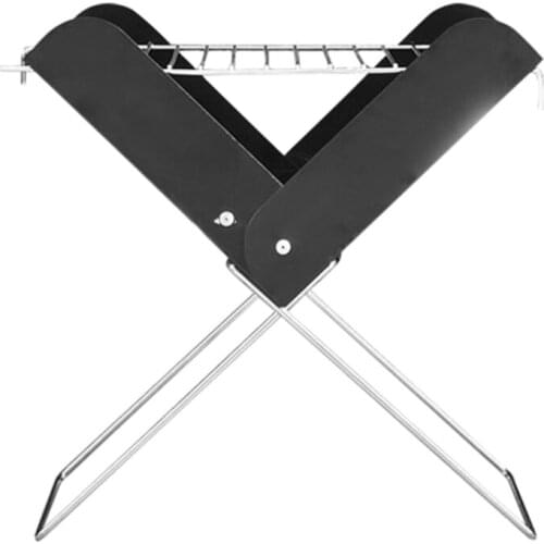 Portable Charcoal Grill Folding Barbecue Grill Stove for Camping Travel Garden Outdoor