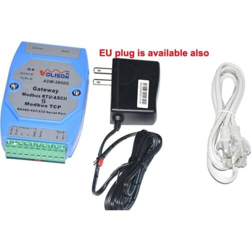 Industrial Modbus gateway server Modbus TCP to MODBUS RTU/ASCII with RS485/422/232 & Ethernet Port Modbus support Master