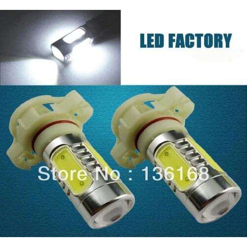 2X H16 5202 5201 7.5w Hi-Power SMD Bright White LED Fog Light Driving Light Car Fog/Driving DRL LED PS24W PS19W