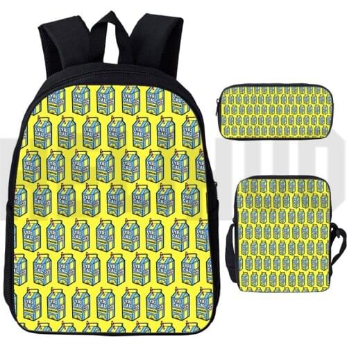 Funny Mochila Lyrical Lemonade Backpack Knapsack Rucksack 3D Print Schoolbags Book Bag Pen Case Travel Shoulderbag Hip Hop