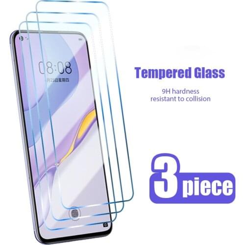 3PCS Screen Glass For Huawei P30 P20 P10 Lite P30 P20 P40 Lite E 5G Tempered Glass For Huawei Mate 20 30 10 Lite P Smart Z S