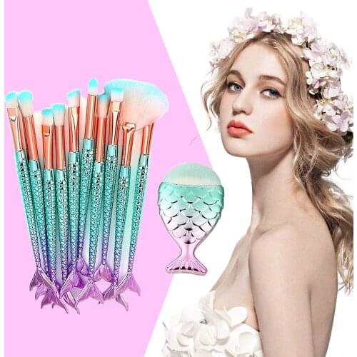 1/10/11Pcs Cosmetic Makeup Brushes Set Lovely Foundation Powder Blusher Eyeshadow High Quality Professional Makeup Brush Tool