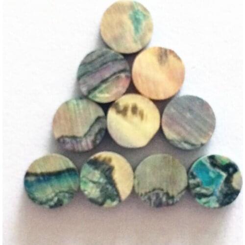 100Pcs Colourful Abalone Inlay Material Abalone Dots 5mm Diameter