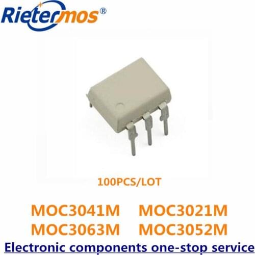 100PCS MOC3041 MOC3041M MOC3021 MOC3021M MOC3063 MOC3063M MOC3052 MOC3052M HIGH QUALITY
