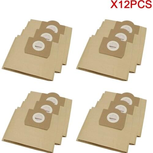 12pcs dust bags for vacuum cleaner for KARCHER WD3 WD3300 WD3.500P A2200-A2299 A2500-A2599 A2600-A2699 SE4002 K2201 F K2901 F