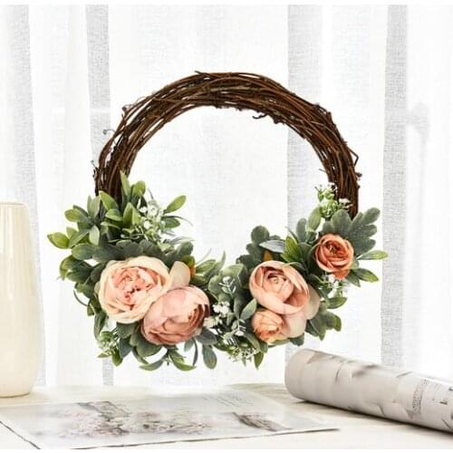 2020 Christmas wreath Christmas ornaments Christmas ornaments wreath 33-40CM