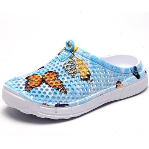 2019 womens casual Clogs Breathable beach sandals valentine slippers summer slip on women flip flops shoes home shoes for women