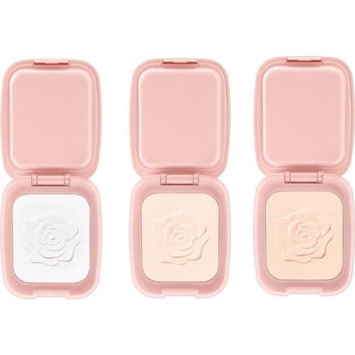 3colors Camellia Set Makeup Powder Cake Is Light And Delicate Concealing Pores And Not Floating Powder TSLM2