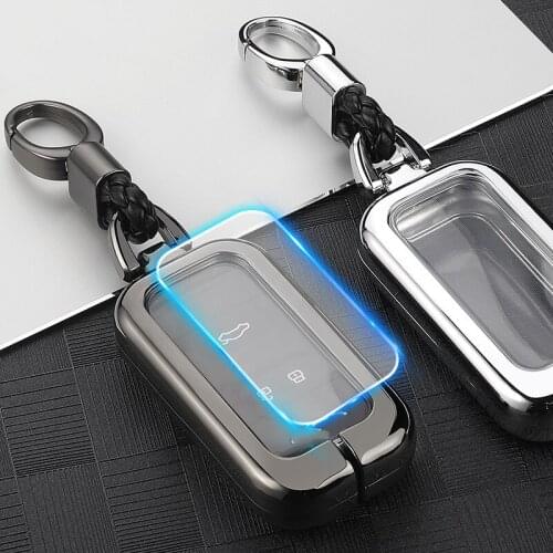 3 Buttons Alloy Shell Car Key Case Bag Cover For Chery Tiggo Arrizo Auto Smart Remote Key Cover Holder Car Interior Accessories