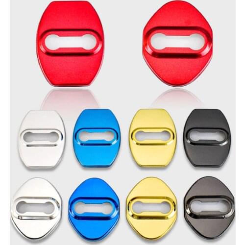 Doofoto Car Door Lock Cover Decoration Accessories Interior Case Styling Protective Lock Cover For Toyota Honda Lexus Mazda