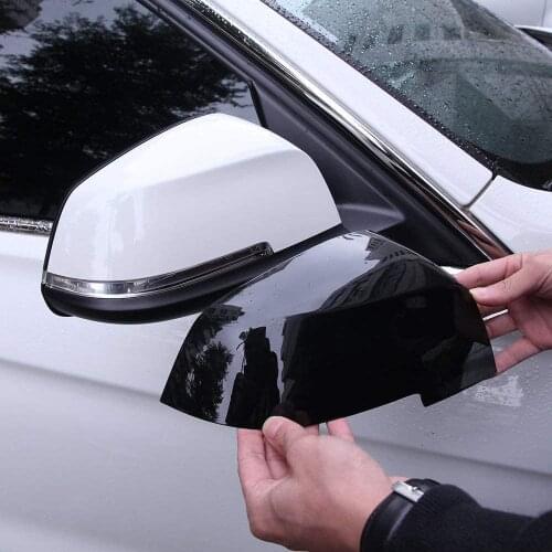 ABS Side Rearview Mirror Cap Cover Trim Auto Accessories For BMW 3 Series GT F30 F34 2013-2017 Gloss Black