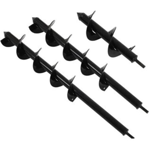 15 Size Garden Auger Drill Bit Tool Spiral Hole Digger Ground drill earth drill For Seed planting Gardening fence Flower Planter