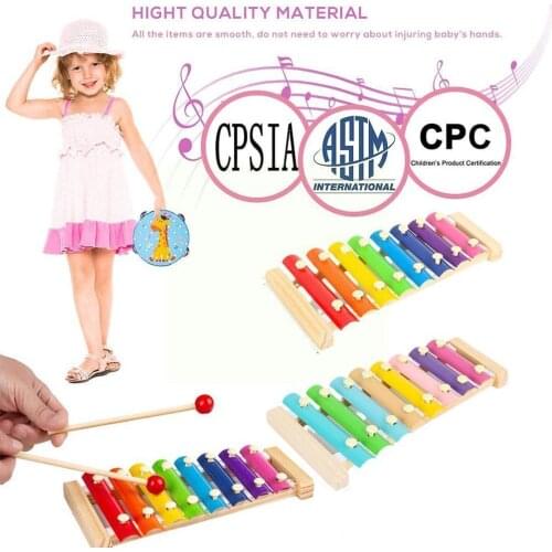 Enlightenment Octave Hand Knocking On The Piano Wooden Xylophone For Children Musical Toys Juguetes Music Wisdom Kid Instru L5G6