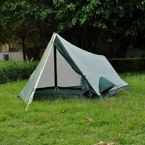 Double layer single person super light outdoor camping tent tourist tent sun shelter beach tent gazebo tent for camping