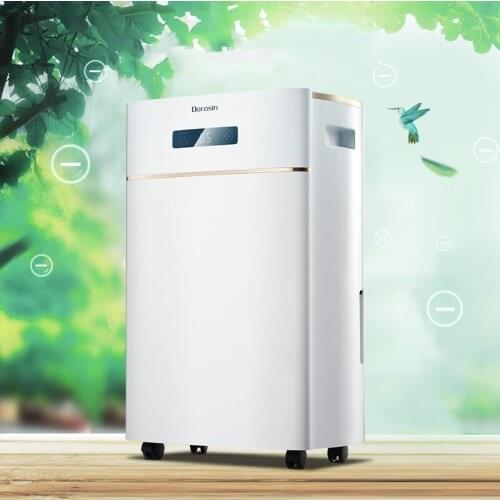 ER-620E Household /Commercial High-end Dehumidifier Dual Digital Display Dehumidizer 20L/Day 60-120 Square Meter Air Dryer