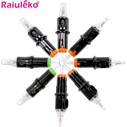 10/5pcs Disposable Tattoo Cartridge Needles Sterilized Tattoo Needle RL/RS/RM/M1 For Cartridge Machines Grips Needle Tattoo Gun