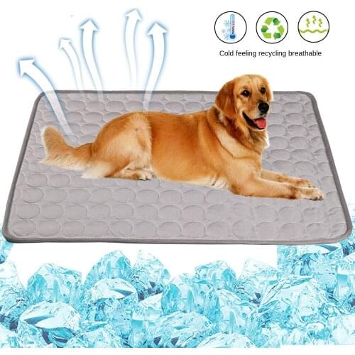 Pet Mat Dog Bed Cat Pad Soft Ice Silk Pet Mat New Pet Supplies Cool Pad Dog Accessories Pet Pet Mat