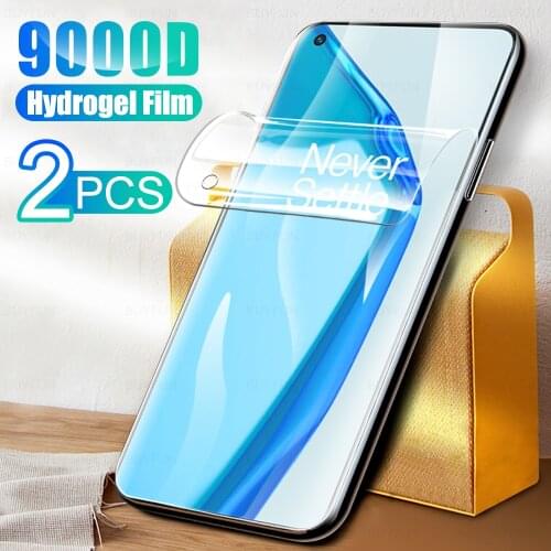 2Pcs Full Cover Soft Hydrogel Film For One plus Oneplus 9r Oneplus9r 2021 Screen Protector 1+ 9r 6.55" Protection Film Not Glass