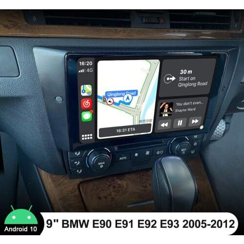 Newest 9 Inch Android 10 Radio Autoradio Car Media Player 1 din For BMW E90 E91 E92 E93 2005-2012 Support Bluetooth WiFi DVR OBD