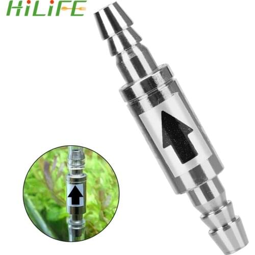 For CO2 equipment Stainless Steel Check Valve 4mm Aquarium Water Valve To CO2 System Diffuser Non Return Water Dioxide Cylinder