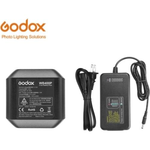Godox WB400P Original Li-ion Battery External Charger C400P for AD400PRO Flash Light Pack Accessories