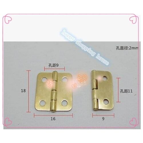 Hinges for wooden wine box & decorative scopper hinge furniture antique mini hinges 18x16x0.5mm