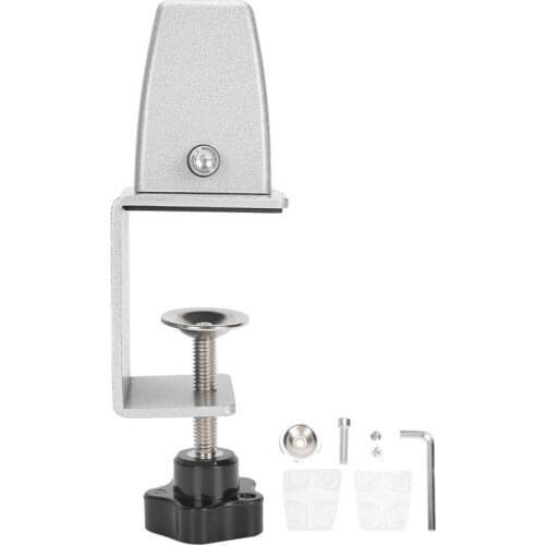 Glass Holder Thickened Adjustable Screen Clip Punch Free Office Desk Clapboard Clamp Glass Fixing Clamp Holder of Glass Shelf