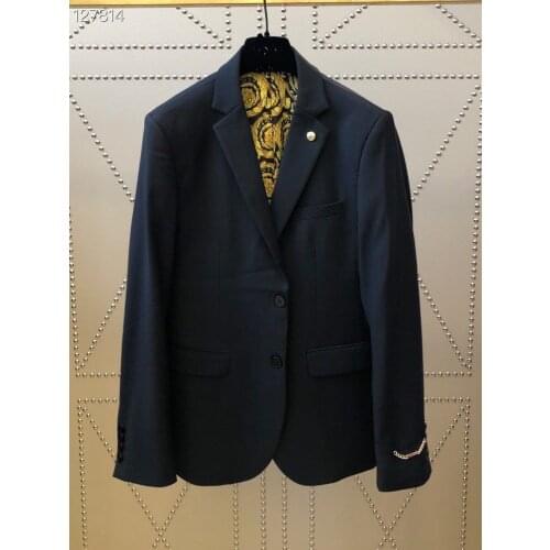 W1651 Fashion mens Coats & Jackets 2021 Runway Luxury famous Brand European Design party style mens Clothing