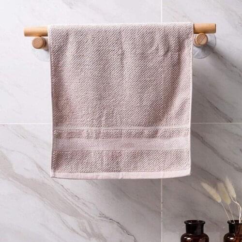 1pc Towel Rack Simple Wooden Creative Durable Single Bar Towel Rack Towel Bar Towel Hanger for Kitchen Bathroom