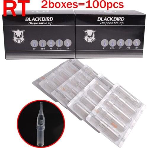 100pc/set RT Clear Disposable Tattoo Tips Needle Nozzle Plastic Clear Nozzles For Tatu Needles Tattoo Machine