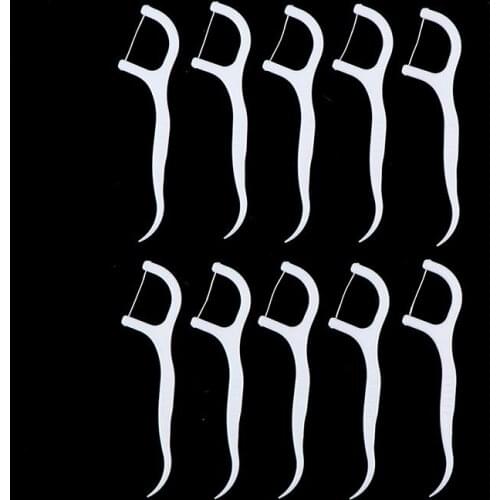 100pcs/lot Dental Flosser Oral Hygiene Dental Sticks Dental Water Floss Oral Teeth Pick Tooth Picks ABS Floss