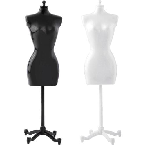 Doll Accessories Display Holder Dress Clothes Clothing Gown Garment Mannequin Model Stand For Dress Doll DIY Craft