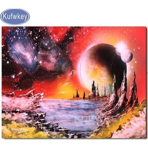 Diamond Painting Cross-Stitch nebula tony vegas painting rhinestone embroidery DIY Kit Diamond mosaic 5D icon scenery wall art