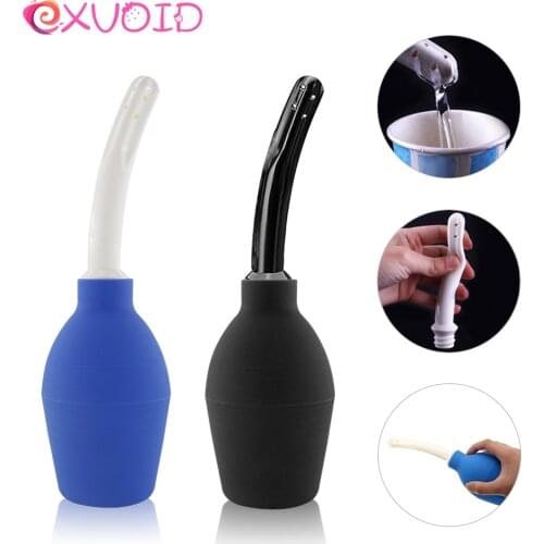 EXVOID 310ML Enema Vagina Anal Cleaner Anal Sex Toys for Women Men Gay Sex Shop Hygiene Washer Anal Cleaning Tube Adult Products