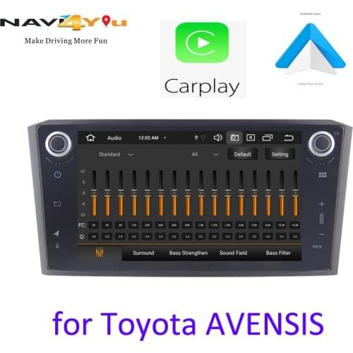 8" 2Din RK PX5 Octa-Core Android 10.0 Car Stereo DAB Navi OBD2 WiFi DSP CarPlay Auto DVR BT GPS for TOYOTA AVENSIS T25 2003-2008