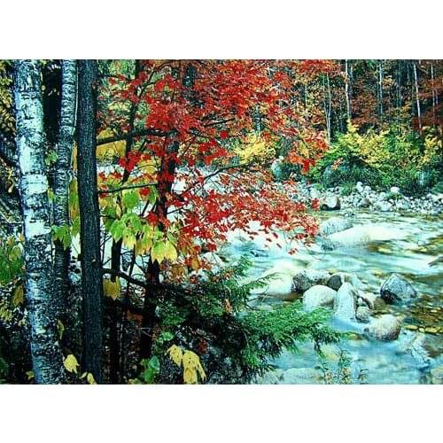 Free shipping Red Maple Leafs Pictures Wall hanging tapestries,decoration art Fabric picture,size 40x57cm Wall hanging picture