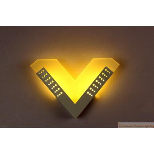 Free shipping LED eye wall lamp childrens room bedroom bedside aisle stairs wall lamp, warm white, AC110-240V