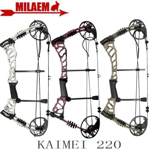 40-60lbs Archery Compound Bow Adjustable Magnesium Alloy Bow Riser Carbon Fiber Bow Limbs Hunting Target Shooting Accessories