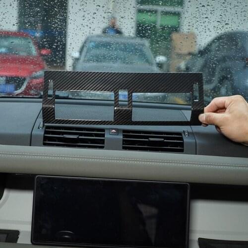 For Land Rover Defender 110 2020-2021 real carbon fiber central control air outlet decorative panel sticker car accessories