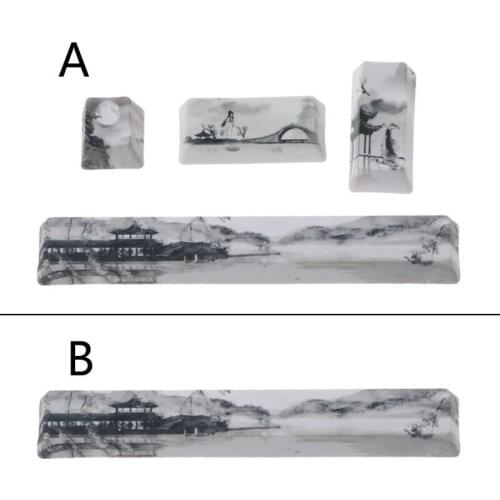 SpaceBar Keycap PBT Five Sides Dye-Subbed Spacebar 6.25U Cherry Profile Space Bar Keycap for DIY Mechanical Keyboard Au11 21