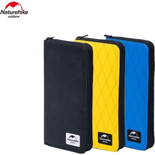 Naturehike RFID Blocking Credit Card Holder Men Waterproof XPAC Outdoor Travel Passport Long Wallet Women Business ID Holder