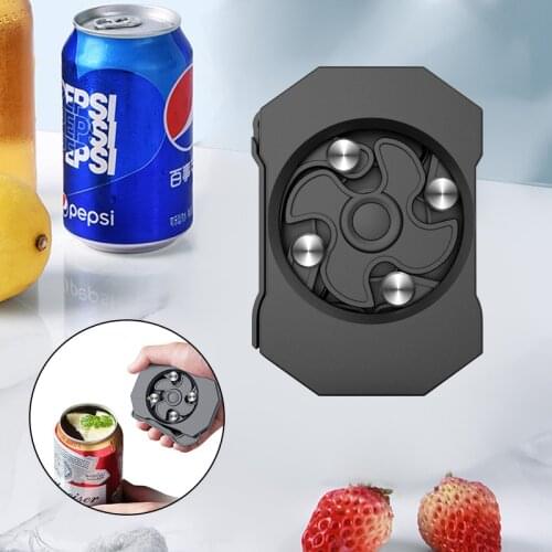 Multifunctional Can Opener Accessories The Easiest Drink Bottle Opener Universal Gripper Can Corkscrew ABS Can Opene Easy Use