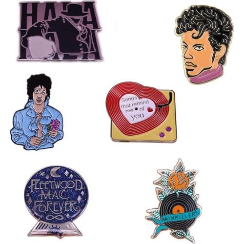 Music Series Badge popular Icons Enamel Pin Beautiful Songs Jewelry