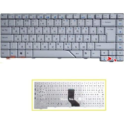 SSEA New Russian Keyboard white for Acer Aspire 4210 4220 4920 5220 5310 5520 6920 4520 4530 5710 5720 5910 5920 5930 RU