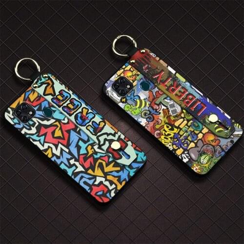 New Lanyard Phone Case For ZTE Blade 20 Kickstand Waterproof Anti-dust For Woman New Arrival