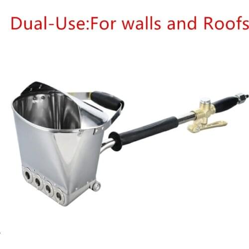 Mortar Sprayer Wall Roof Mortar Gun,Stucco shovel,Hopper Ladle, Cement Spray Gun,Air Stucco sprayer, Plaster Hopper Gun